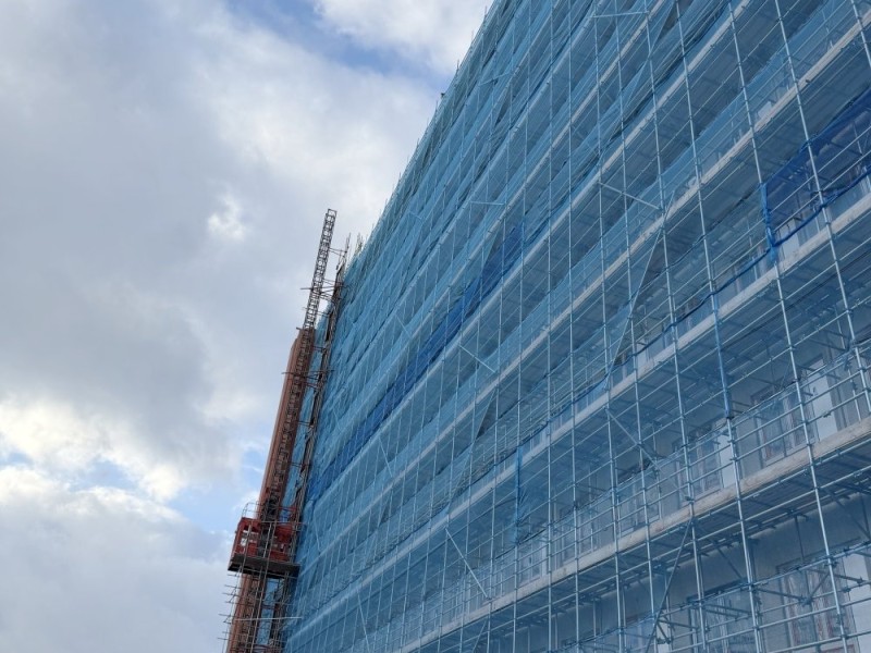 Scaffold design project for Mountbatten House, Chatham, Kent.